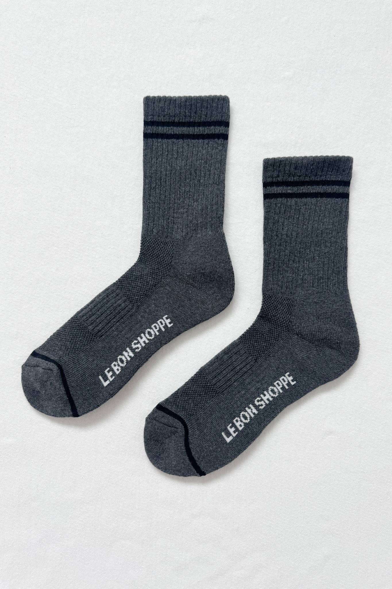 Boyfriend Socks | Charcoal
