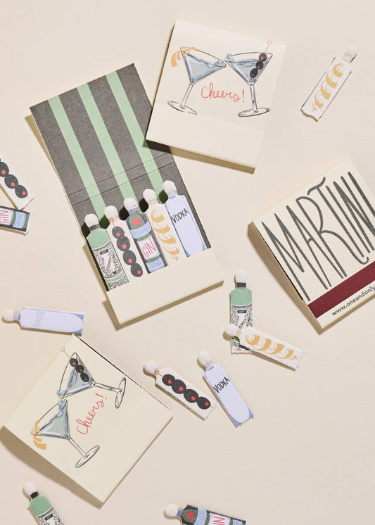 Martini Printed Matchbook