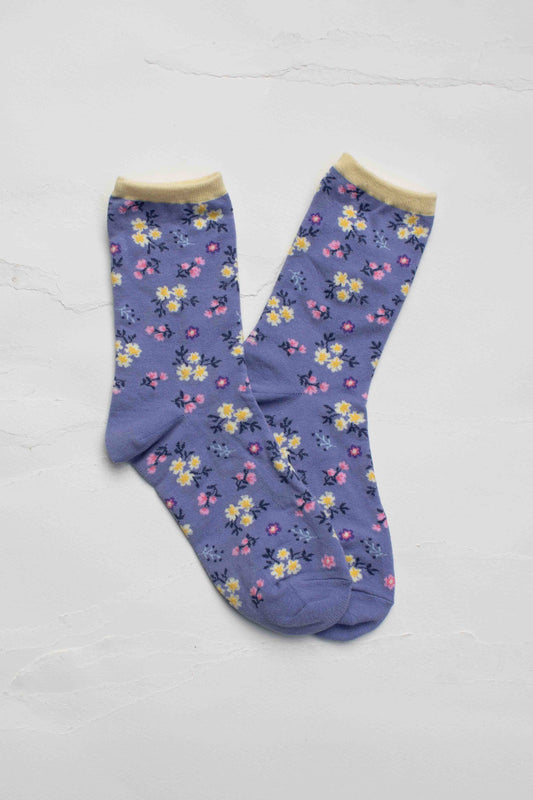 Wildflower Socks | Purple