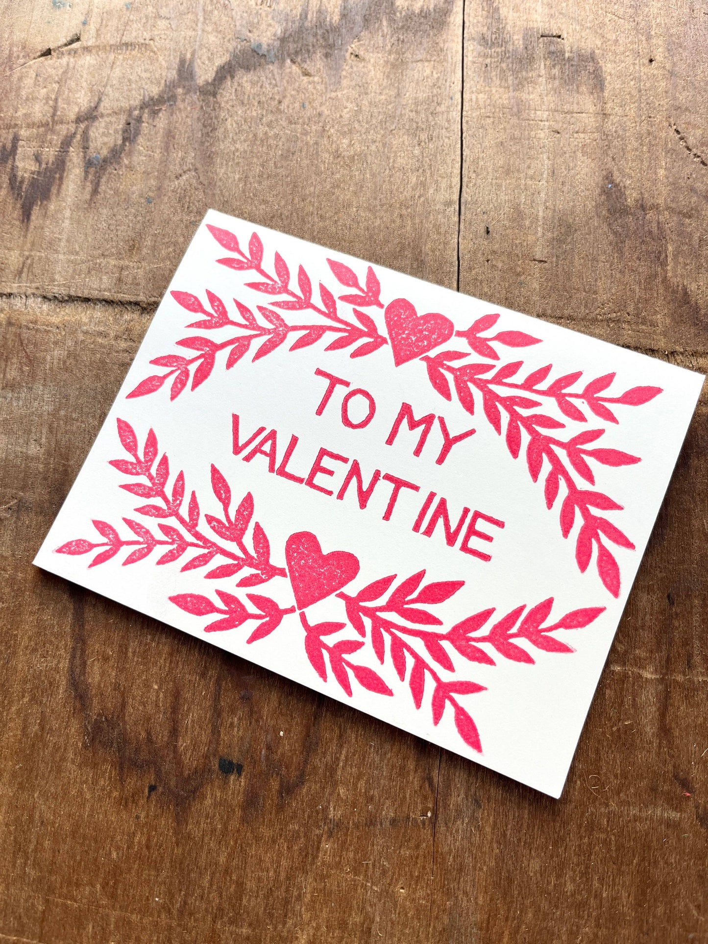 To My Valentine Vine Card