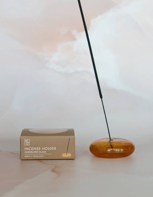 Bubble Incense Holder | Translucent Amber