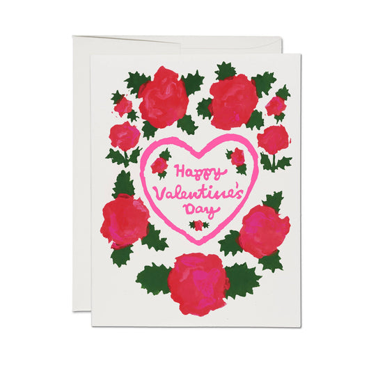 Rosy Heart Card