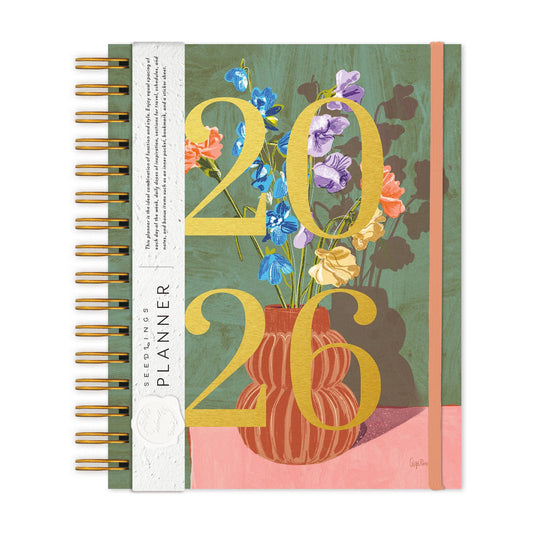 2026 Sweet Days Vase 12 Month Planner