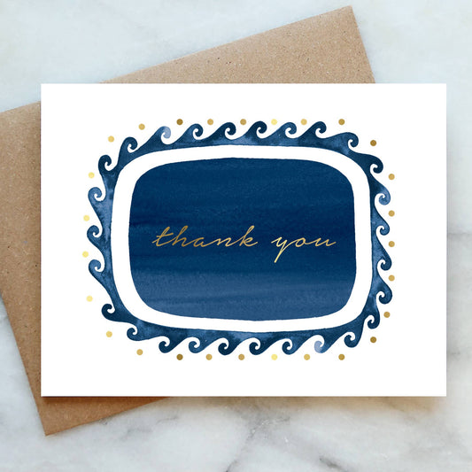 Santorini Thank You Card