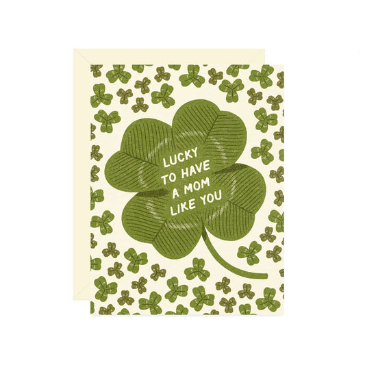 Lucky Clover Mother's Day Card