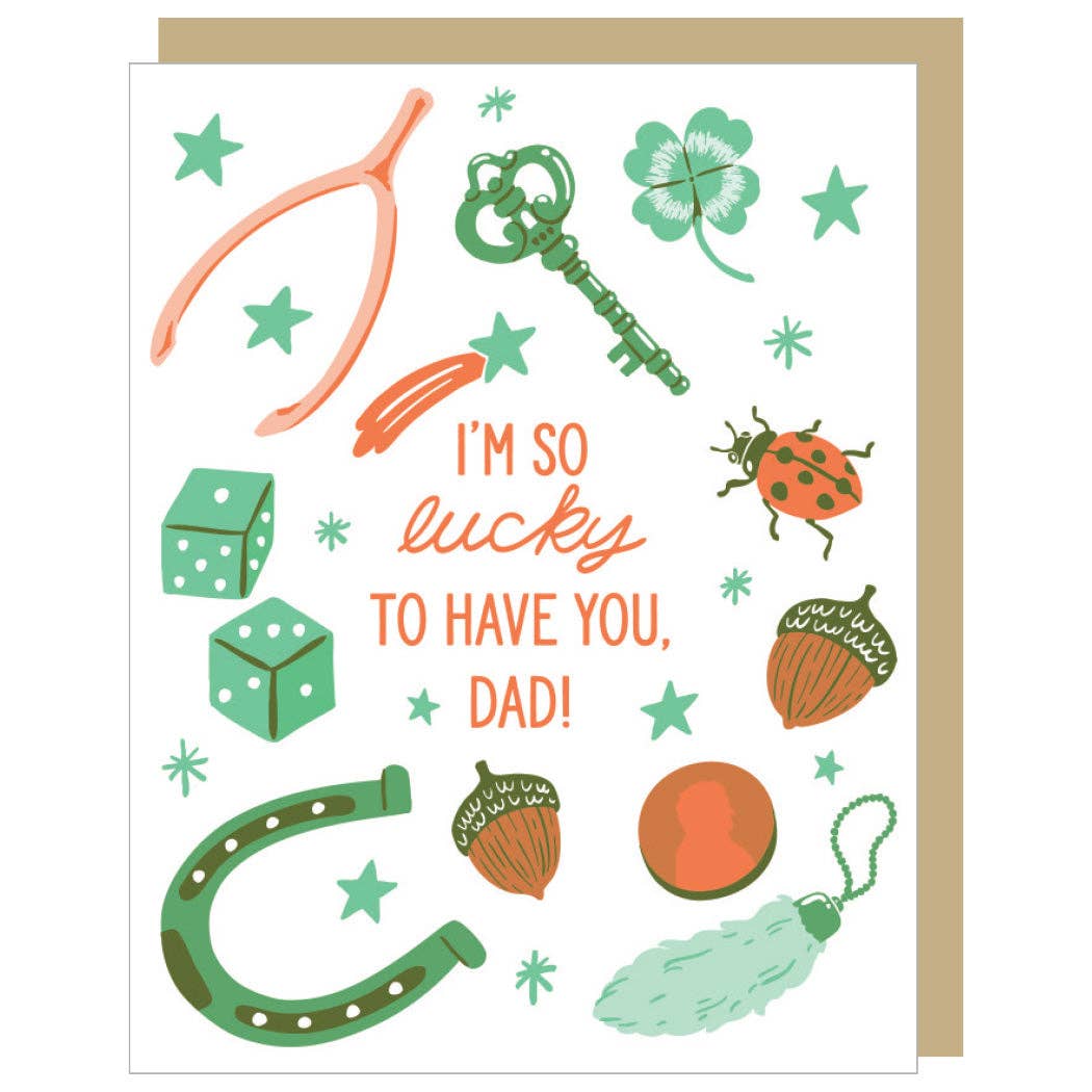 Lucky Charms Dad Card