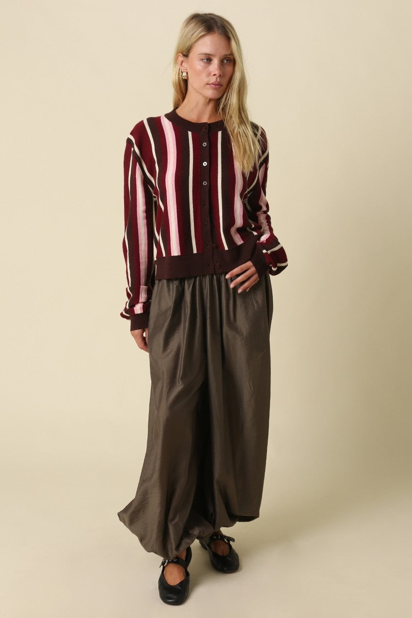 Ariana Balloon Pants | Ash Brown
