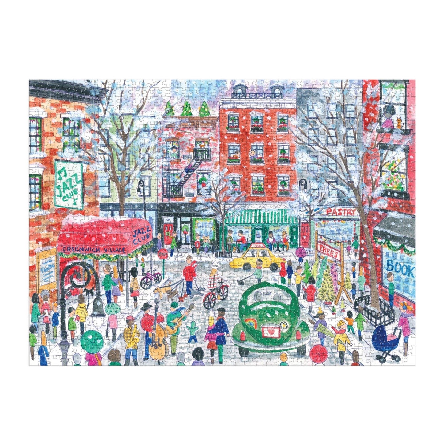Christmas in Greenwich Village | 1000 Piece Puzzle