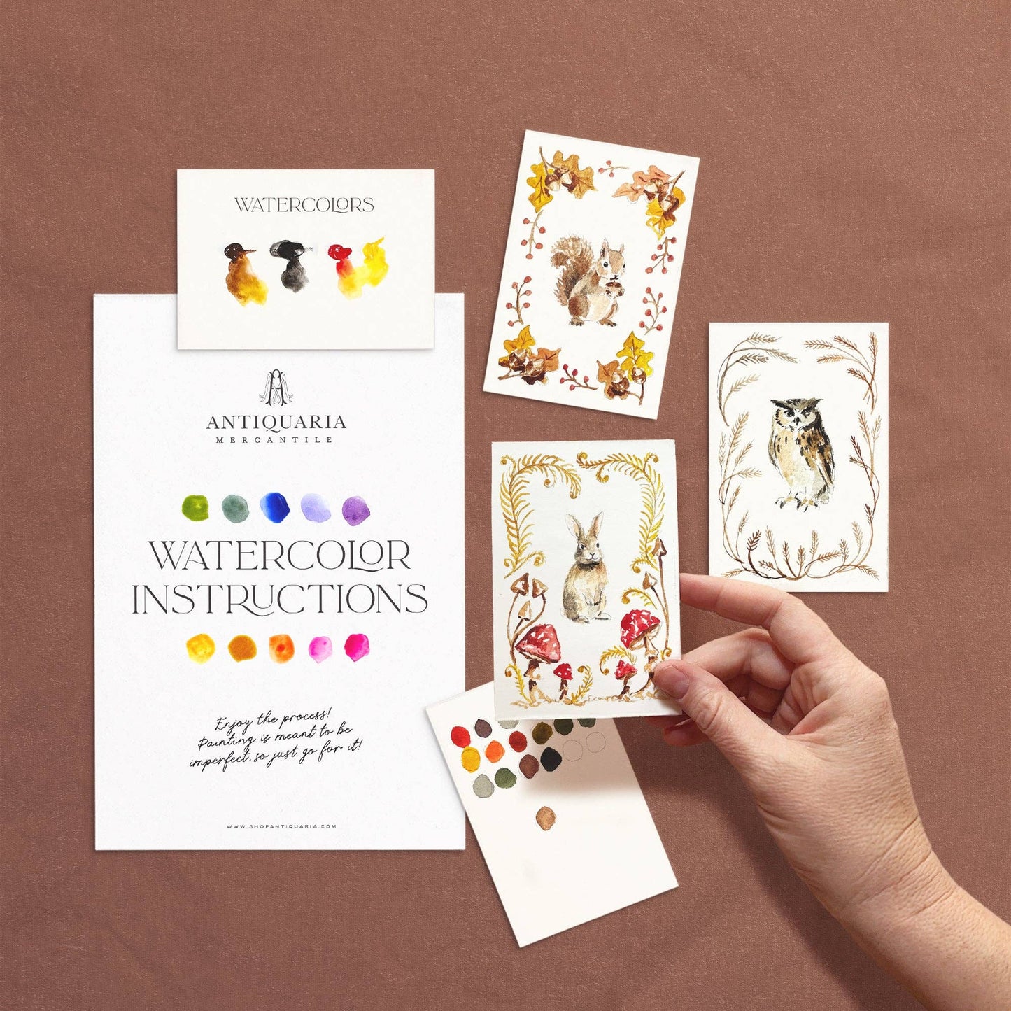 Mini Watercolor Kit | Woodland Friends