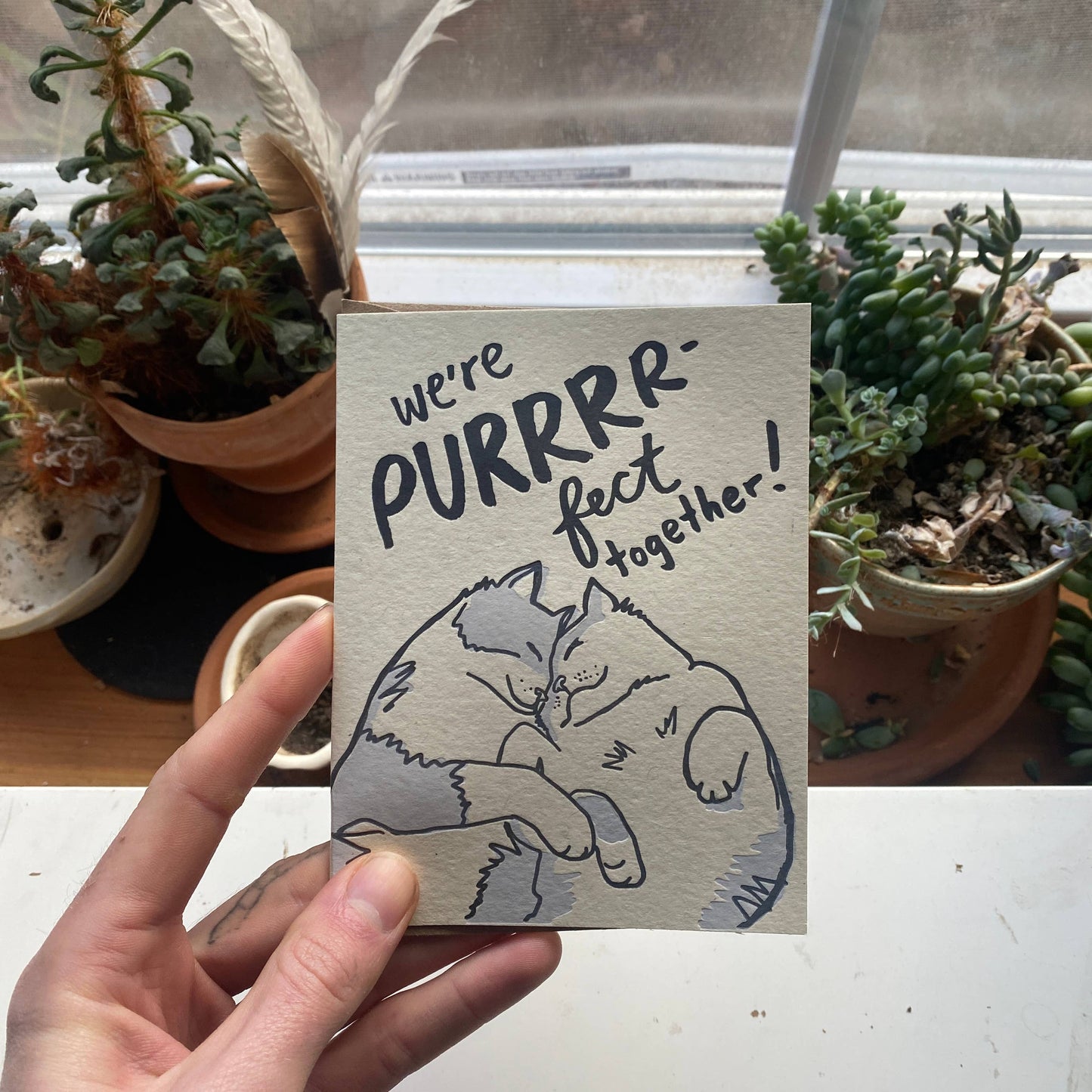 Cat Love Card