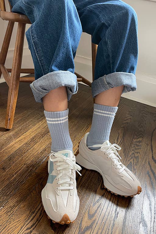 Boyfriend Socks | Light Grey