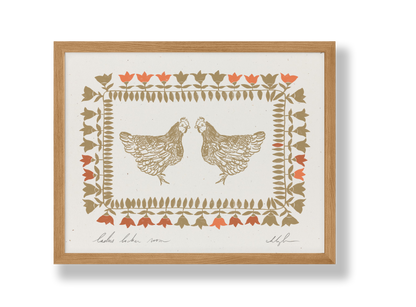 Girl's Locker Room Art Print | 11 x 14