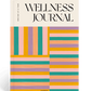 Happy Stripes Hardcover Wellness Journal