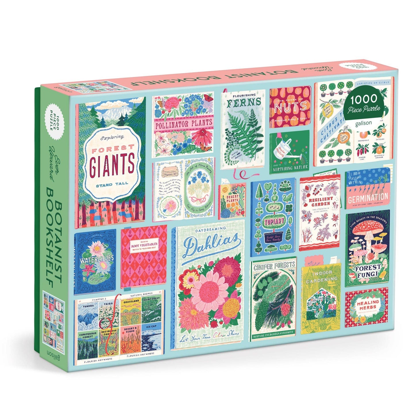 Ever Upward Botanist Bookshelf | 1000 Piece Puzzle