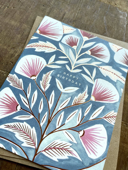 Happy Birthday Foil Stamped Card