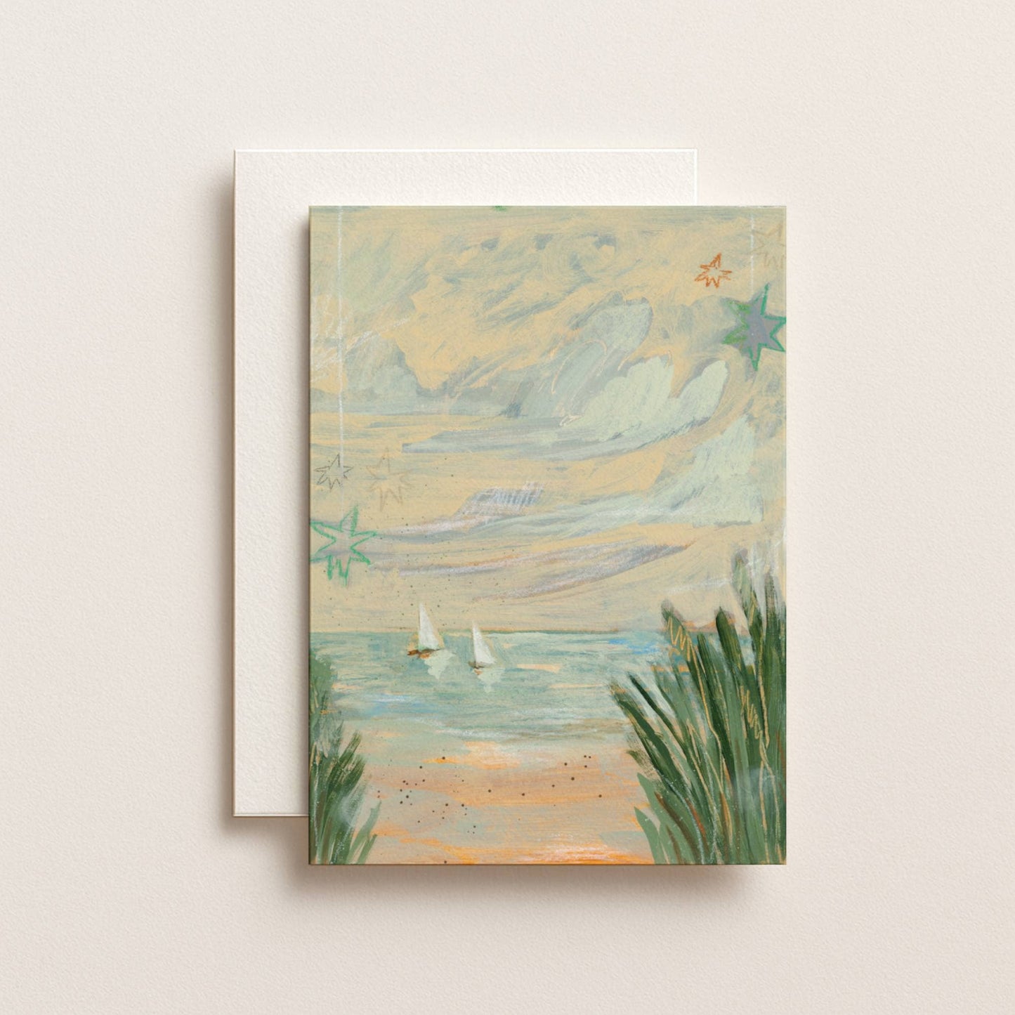 Coastal Art Card