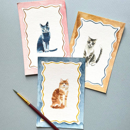 Mini Watercolor Kit | Cats