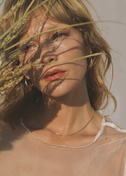 Elena Necklace | 16" Gold-filled