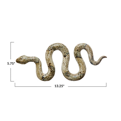 Garden Buddy Stoneware Snake
