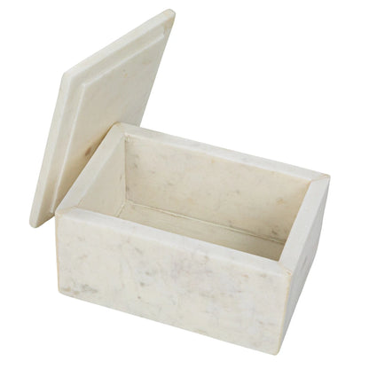Marble Catchall Box with Lid
