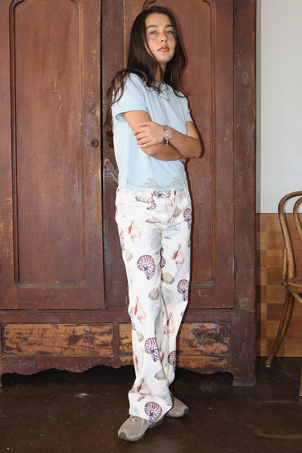 Sally Sells Seashells Wide Leg Pants | Neutral