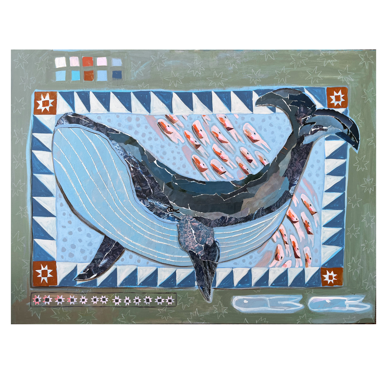 Whale Art Print | 8 x 10