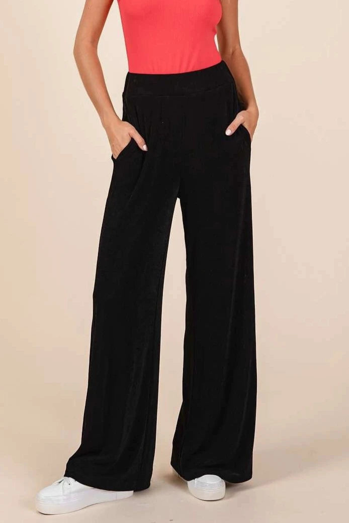 Slinky Knit Straight Leg Pant