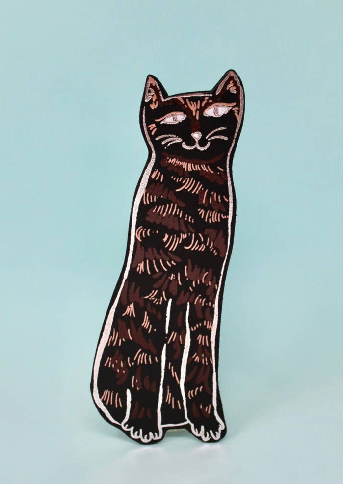 Cat Tails Bookmark | Black