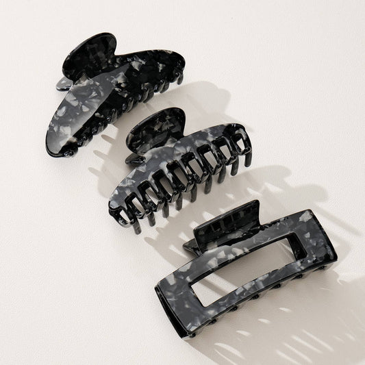 Marbled Onyx Hair Claw | Large