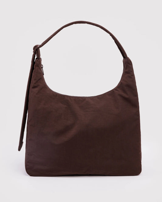 Nylon Shoulder Bag | Coffee