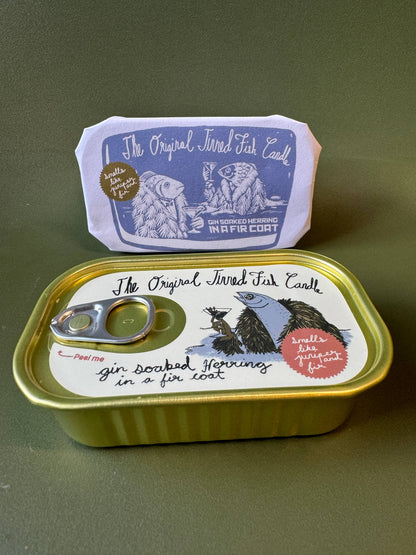 Tinned Fish Candle | Juniper and Fraser Fir