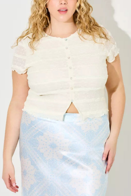 FINAL SALE | Dreamer Girl Button Front Top