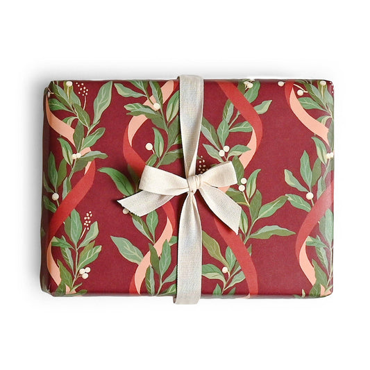 Ribbon Laurel Wrap | Roll of 3 Sheets