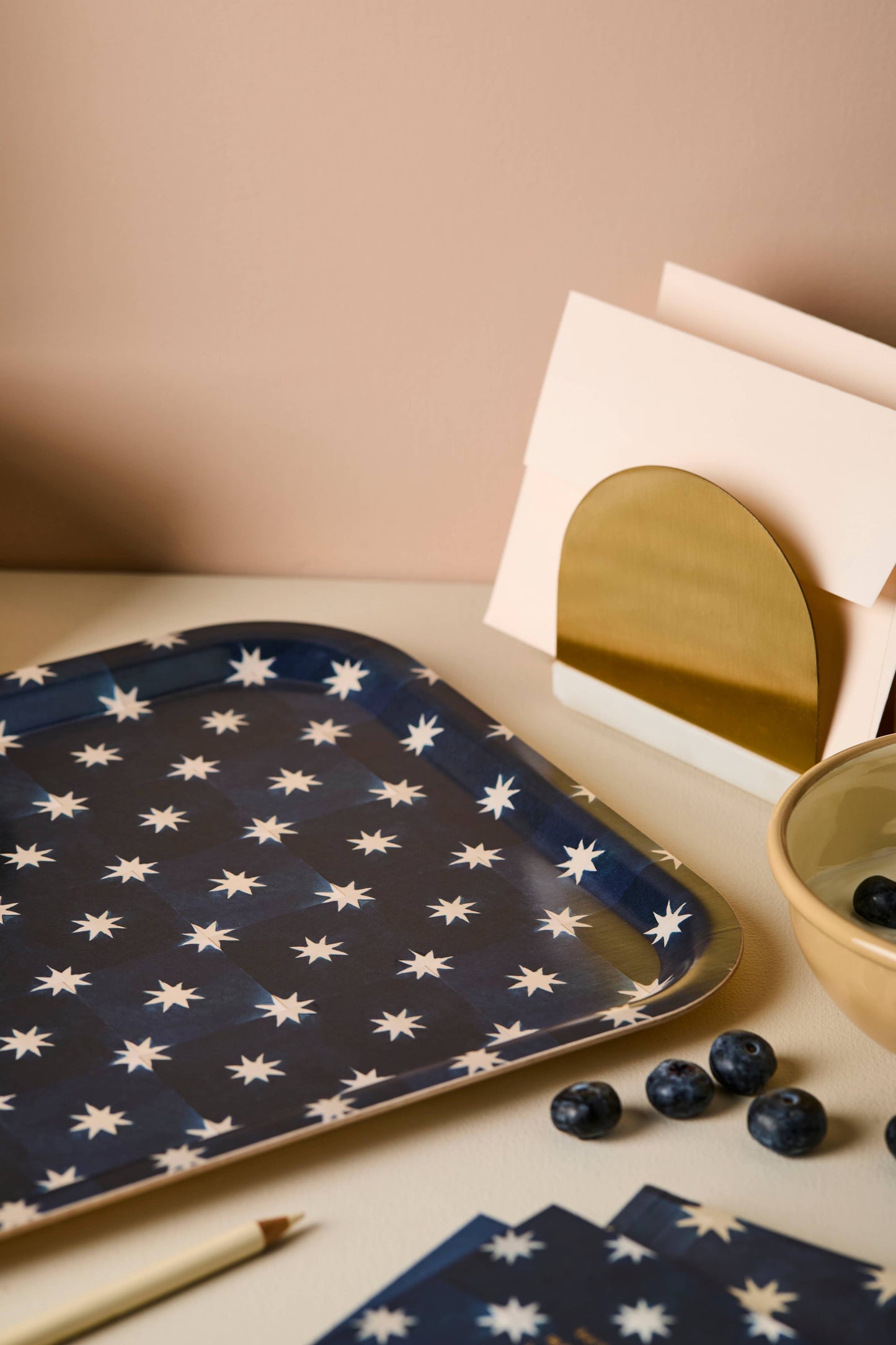 Navy Star Tray | Medium