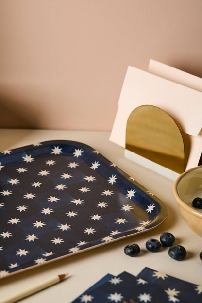 Navy Star Tray | Medium