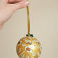 Gold and White Bauble Ornament