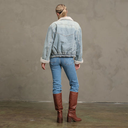 Après-ski Sherpa Denim Jacket