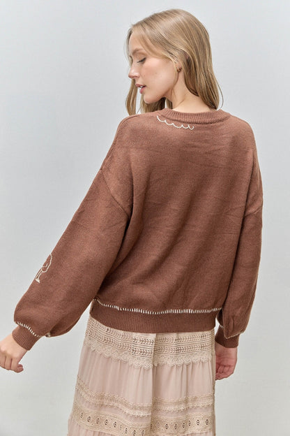 Countryside Cardigan | Brown