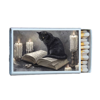 Casting Spells Black Cat Matchbook