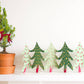 Christmas Trees Concertina Garland