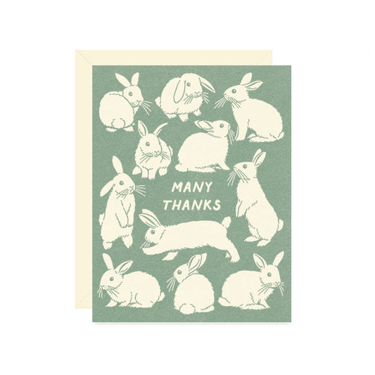 Bunch of Bunnies Thank You Card