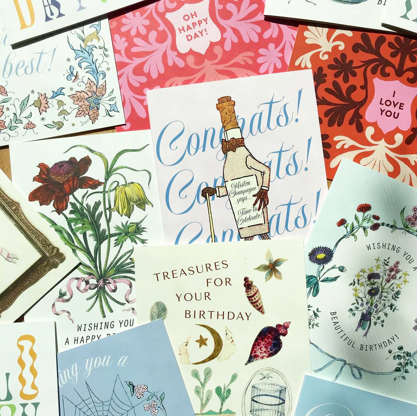 Happy Birthday Floral Card