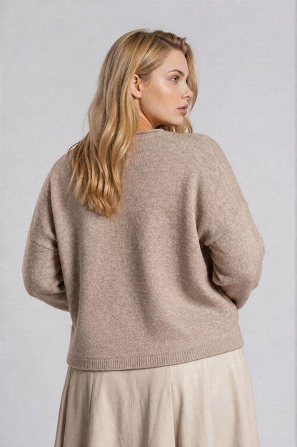 Piper Cardigan | Light Mocha | Extended