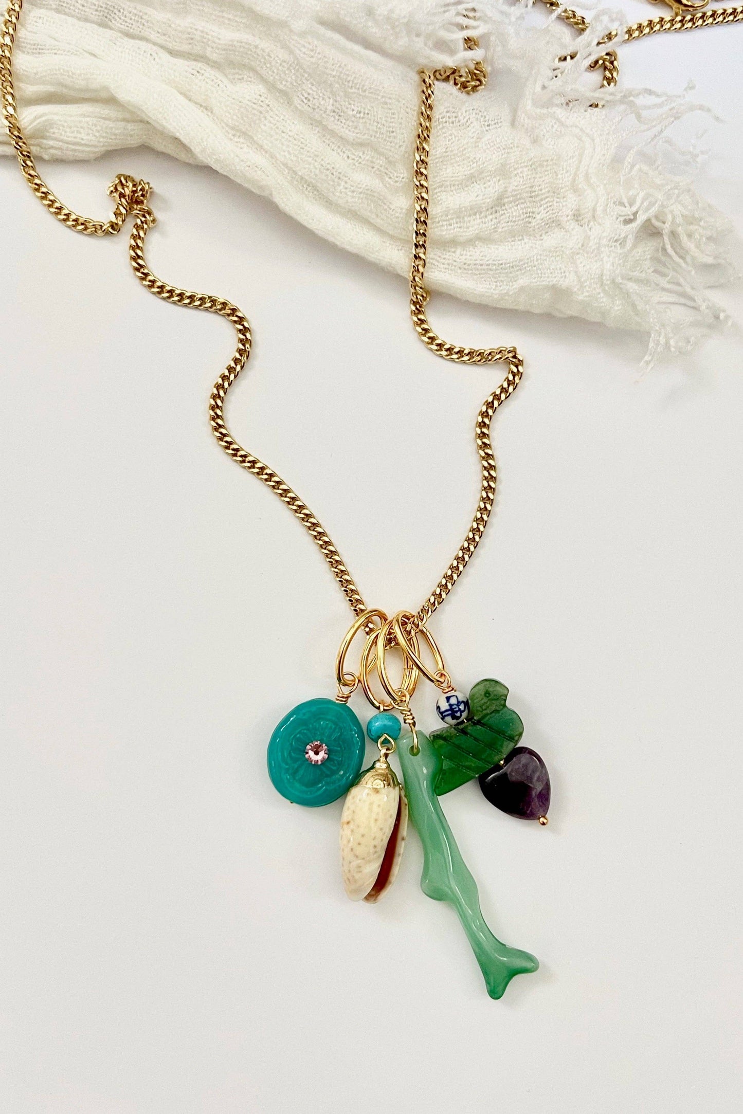 Sea Trinket Pendant Necklace