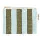 Marie Coin Purse | Aqua + Olive