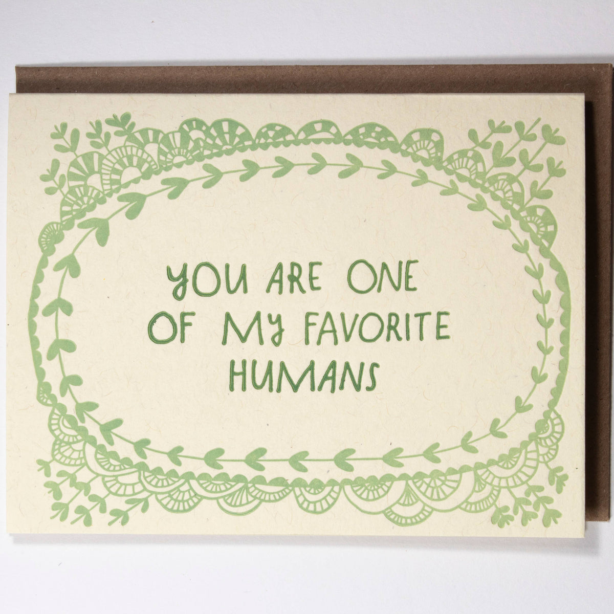 Favorite Human Card