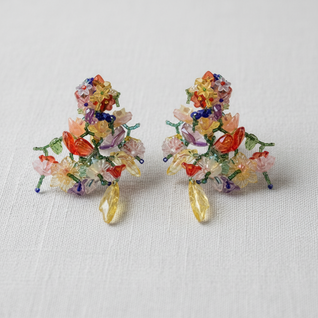 Falling Florals Drop Earrings