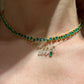 Sunshower Necklace | Green Onyx