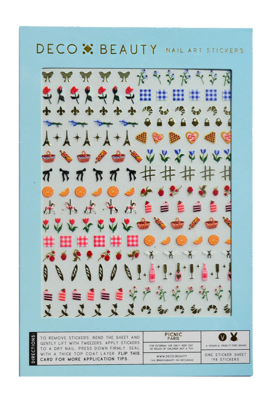 Nail Art Stickers | Picnic in Paris