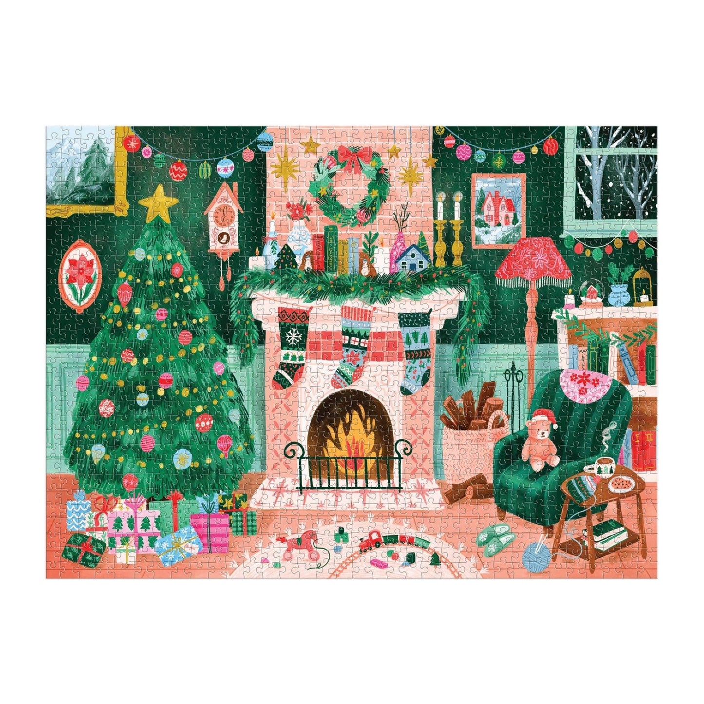 Cozy by the Fireplace | 1000 Piece Puzzle